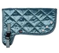 HKM Hobby Horsing Couverture Premium | Avec strass et écussons étoile | Turquoise