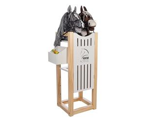 HKM Hobby Horsing Écurie Naturel/Blanc One Size
