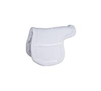 HKM Hunter Fleece Tapis de selle Blanc 17-17,5“