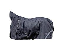 HKM Innsbruck Couverture Highneck 1200D doublée pol. Noir 165 cm