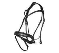 HKM Bridon Ira pour cheval sans mors Noir