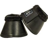 HKM Isa 7542 Cloches pour Sabot en Cuir synthétique Effet pailleté Noir Taille L