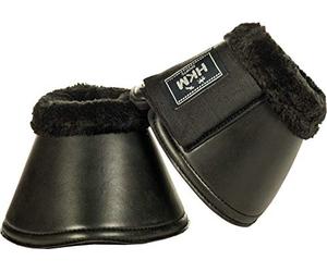 HKM Isa 7542 Cloches pour Sabot en Cuir synthétique Effet pailleté Noir Taille L
