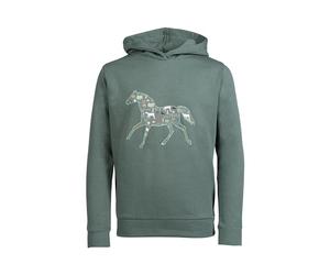 HKM Judy Sweat à Capuche, Vert foncé, 104 Mixte Enfant