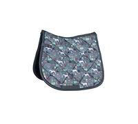 HKM Judy Tapis de selle Motif poney Vert Dressur