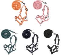 HKM Kids Licol et corde Hobby Horsing Basic noir
