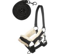 HKM Kids Set de licols Hobby Horsing Licol jouet Noir