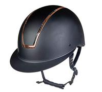 HKM Lady Shield 9178 Casque d'équitation Noir/or rose S = 52-54 cm