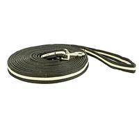 HKM Laisse Souple Noir/Beige 800 cm