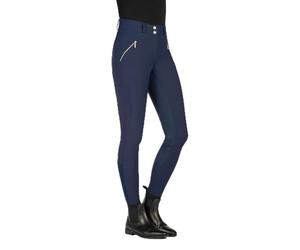 HKM Lia High Waist Fond 1/1 en Alos Culottes d'équitation pour Femme Blanc 34