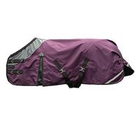 HKM Liberty Couverture de cheval Bordeaux/Gris 115 cm