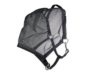 HKM Licol Anti Mouches Noir Pur-Sang