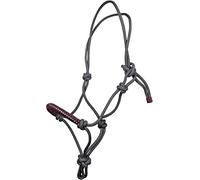 HKM Licol en Corde avec Strass Gris foncé/Blanc