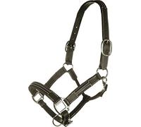 HKM Licol en Cuir Souple Noir pour Demi-Sang