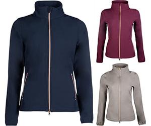 HKM Lily Veste Softshell, Rouge Bordeaux, XS Mixte