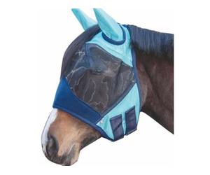 HKM Lissabon Style Masque anti-mouches Aqua Poney