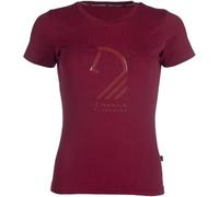 HKM Livigno Horse Head T-Shirt pour Femme Bordeaux XXL