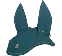 HKM Livigno Soft Bonnet anti mouches Vert Foncé Cheval