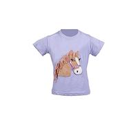 HKM Lola Fluffy T-Shirt, Blanc, 122-128 Fille