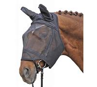 HKM Masque Anti Mouches Noir Poney