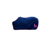 HKM Mini couvertures de selle d'équitation Bleu foncé 85
