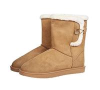 HKM Mixte Davos Button Fur Botte d'équitation, Camel, 38 EU