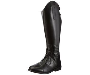 HKM Mixte Reitstiefel-Spain, Softleder, Kurz/Weit Botte d'quitation, Noir, 41 EU