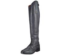 HKM Mixte Reitstiefel Valencia Lederreitstiefel Unisex Standardlänge/-Weite 36-46 Pantalon, Noir Gris