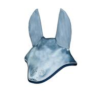HKM Monaco Bit Style Bonnet anti mouches Gris-Bleu Pur-sang