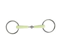 HKM Mors à Anneaux 18 mm goût Pomme Argent 60 mm/115 mm Large