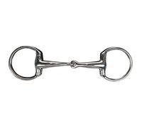 HKM Mors à Olive Anatomique, 18 mm mas. en INOX Argent 65 mm/155 mm Large
