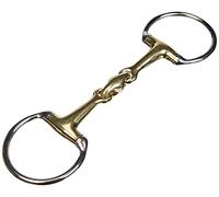 HKM Mors à Olive Double Brisure 16 mm en maillechort Multicolore 65 mm/125 mm Large