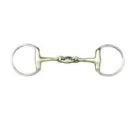 HKM Mors à Olive Double Brisure 18 mm en maillechort Multicolore 65 mm/155 mm Large