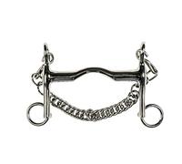 HKM Mors de bordure-9886 Argent 15,5 cm