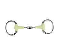 HKM Mors Double Brisure 18 mm goût Pomme Argent 65 mm/155 mm Large