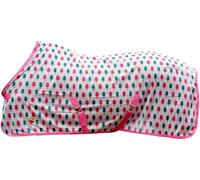 HKM Naples Couverture anti mouches Rose Foncé/Aqua 85
