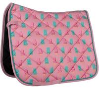HKM Naples Tapis Rose Foncé/Aqua Dressage