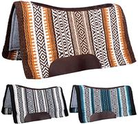 HKM Navajo Tapis de selle Noir/Blanc 36" = 91 cm