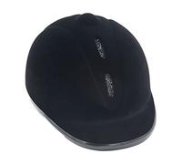 HKM New Flock Casque d'équitation Adulte Unisexe, Noir/Argenté, M=53-57cm