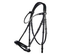 Bridon d'équitation HKM Nicole Noir Pur-sang