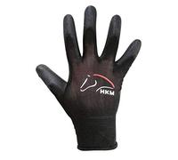 HKM Norwich 11871 Gants d'écurie en caoutchouc Noir Taille M/L