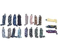 HKM Panique Bride double tressée avec mousqueton anti Assorties One Size