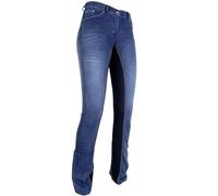 HKM Pantalon d'équitation Jodhpur - Summer Denim - Fond en imitation daim 36