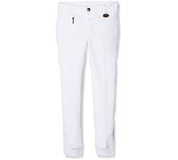HKM Pantalon d'équitation pour Fille Pantalon de Penny Easy avec basanes - blanc - 164 cm