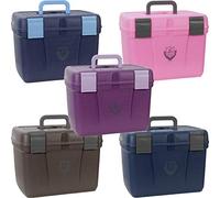 HKM PFIFF 101562-223-2 Boîte de pansage pour Chevaux Stable Taille L Bleu/Gris