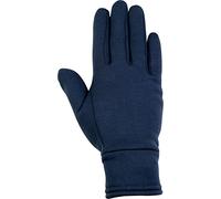 Gants d'équitation rembourré en polaire HKM Bleu M