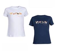 HKM Pony Club T-Shirt, Blanc, 116 cm Mixte Enfant