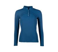 HKM Port Royal Polo à Manches Longues pour Femme Bleu Foncé M