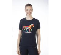 HKM Precious T-Shirt, Bleu foncé, XS Mixte