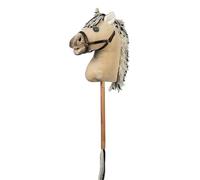 HKM - Hobby Horse Premium, Norvégien avec licol et queue, cheval de bâton pour enfants, cheval bâton + accessoires pour hobby Horsing, 650 g